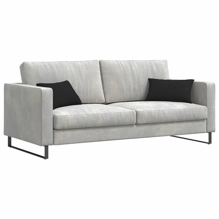 Vidaxl sofa kussens 2 st stof zwart 50 x 30 cm