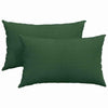 Vidaxl sofa kussens 2 stuks donkergroen 50 x 30 cm cordstof