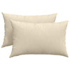 Vidaxl sofa kussens 2 pcs crème 60 x 40 cm stof