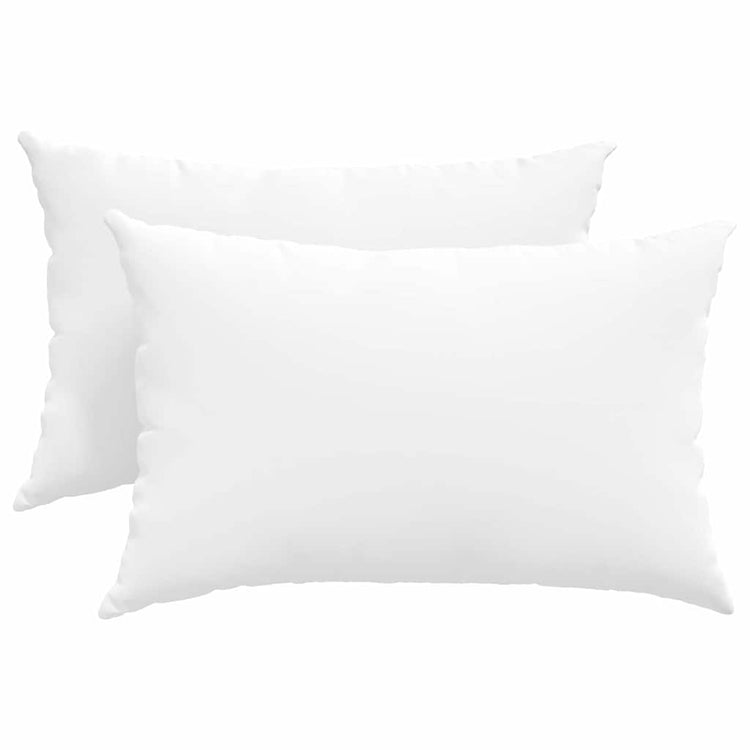 Vidaxl sofa kussens 2 st stof wit 60 x 40 cm
