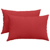 Vidaxl sofa kussens 2 pcs rood 60 x 40 cm stof