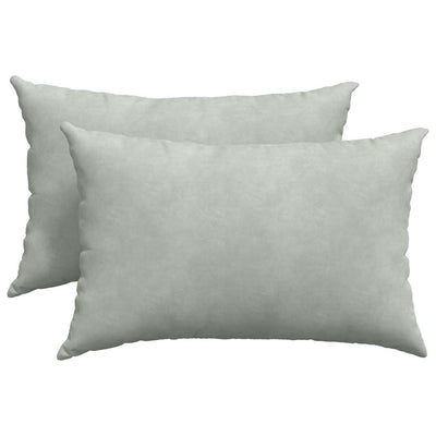 Vidaxl sofa kussens 2 stuks lichtgrijs 60 x 40 cm cordstof