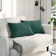 Vidaxl sofa kussens 2 stuks donkergroen 60 x 40 cm cordstof