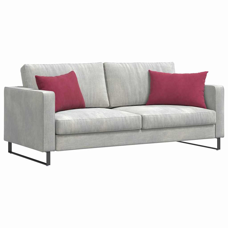 Vidaxl sofa kussens 2 stuks wijnrood 60 x 40 cm cordstof