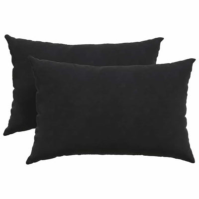 Vidaxl sofa kussens 2 stuks zwart 60 x 40 cm cordstof