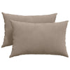Vidaxl sofa kussens 2 stuks taupe 60 x 40 cm stof