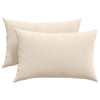 Vidaxl sofa kussens 2 stuks beige 60 x 40 cm stof
