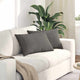 Vidaxl sofa kussens 2 stuks lichtgrijs 60 x 40 cm cordstof