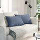 Vidaxl sofa kussens 2 stuks blauw 60 x 40 cm cordstof