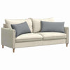 Vidaxl sofa kussens 2 pcs lichtgrijs 80 x 40 cm stof