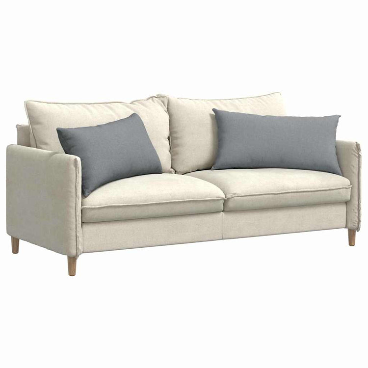 Vidaxl sofa kussens 2 st stof lichtgrijs 80 x 40 cm