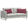 Vidaxl sofa kussens 2 pcs wijnrood 80 x 40 cm stof