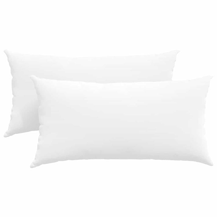 Vidaxl sofa kussens 2 st stof wit 80 x 40 cm
