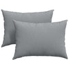 Vidaxl sofa kussens 2 pcs lichtgrijs 70 x 50 cm stof