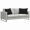 Vidaxl sofa kussens 2 pcs zwart 70 x 50 cm stof