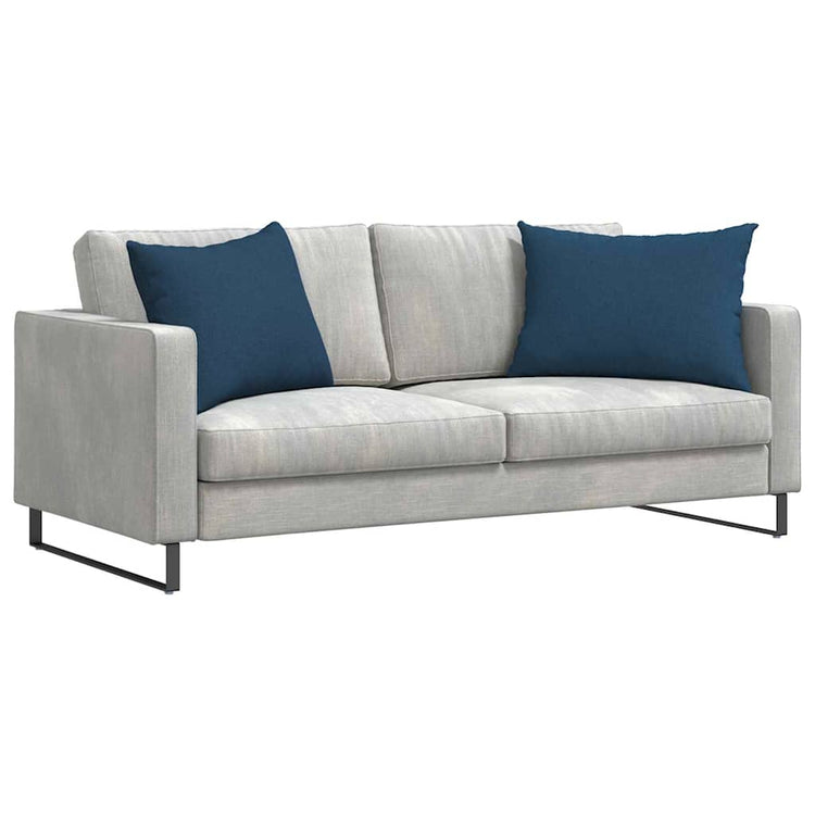 Vidaxl sofa kussens 2 st stof blauw 70 x 50 cm