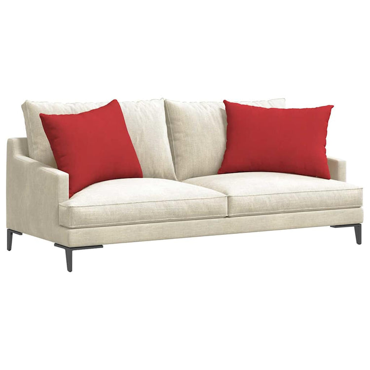 Vidaxl sofa kussens 2 st stof rood 70 x 50 cm