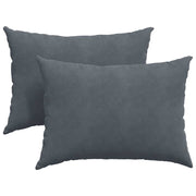 Vidaxl sofa kussens 2 stuks donkergrijs 70 x 50 cm cordstof - afbeelding 2
