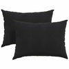 Vidaxl sofa kussens 2 stuks zwart 70 x 50 cm cordstof