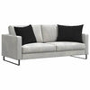 Vidaxl sofa kussens 2 stuks zwart 70 x 50 cm cordstof