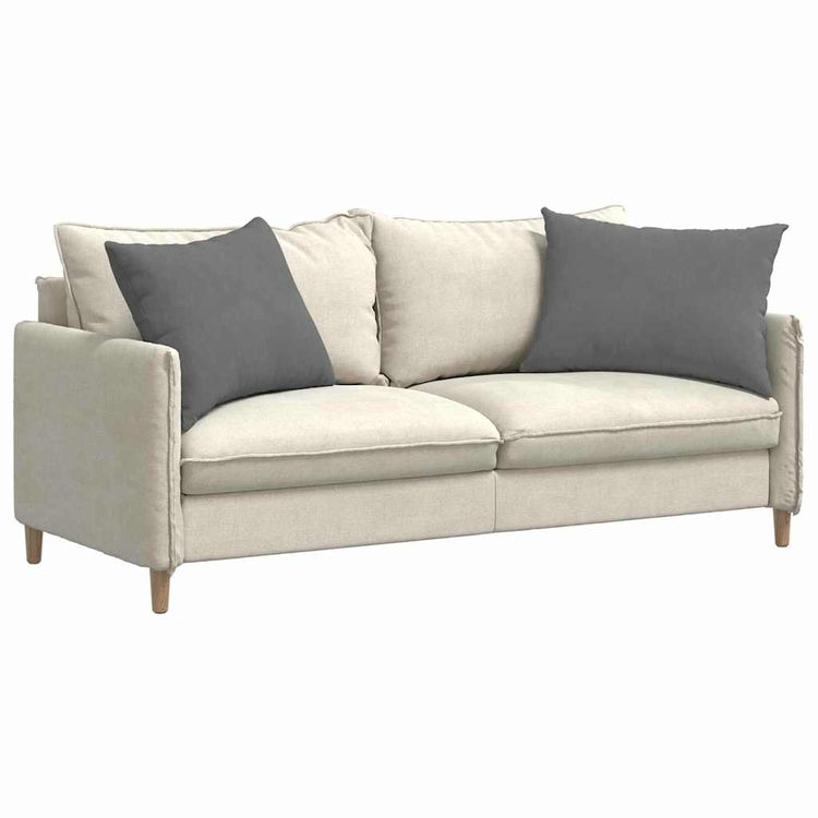 Vidaxl sofa kussens 2 st stof donkergrijs 70 x 50 cm