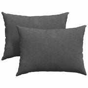 Vidaxl sofa kussens 2 stuks donkergrijs 70 x 50 cm cordstof - afbeelding 2