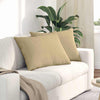 Vidaxl sofa kussens 2 stuks grijs groen 70 x 50 cm cordstof