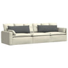 Vidaxl sofa kussens 2 pcs donkergrijs 120 x 40 cm stof