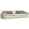 Vidaxl sofa kussens 2 pcs taupe 120 x 40 cm stof