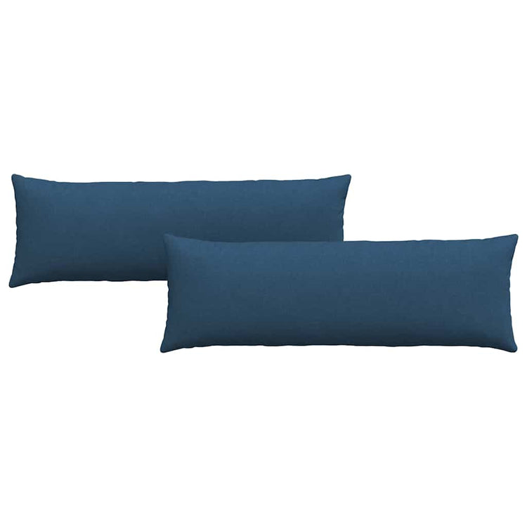 Vidaxl sofa kussens 2 st stof blauw 120 x 40 cm