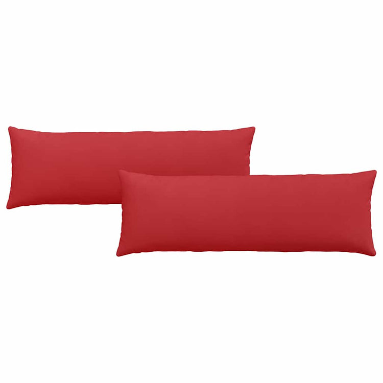 Vidaxl sofa kussens 2 st stof rood 120 x 40 cm