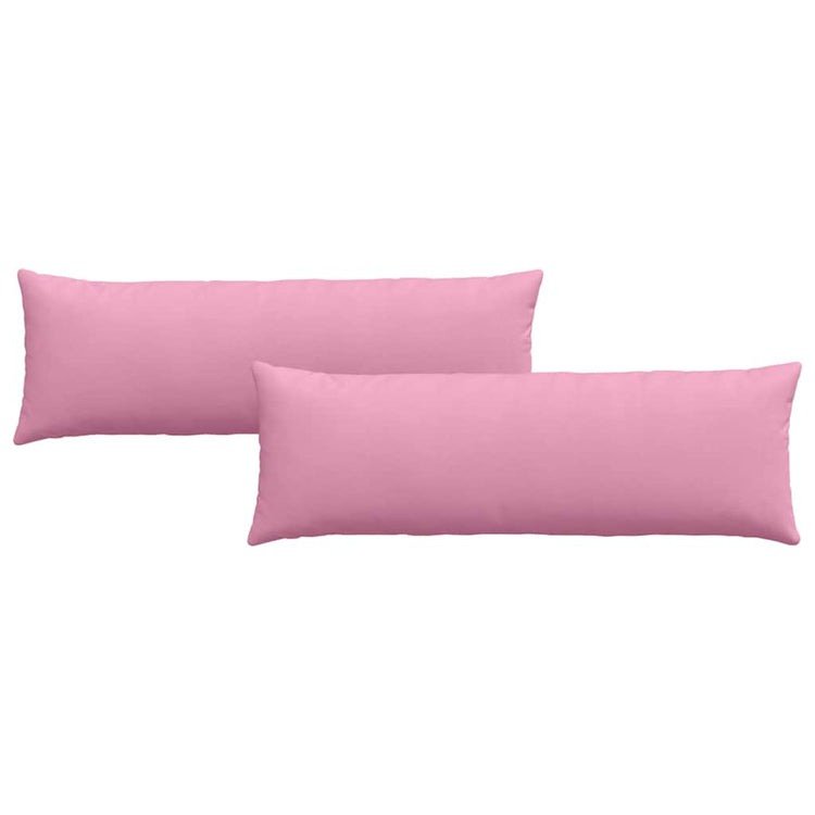 Vidaxl sofa kussens 2 st stof roze 120 x 40 cm
