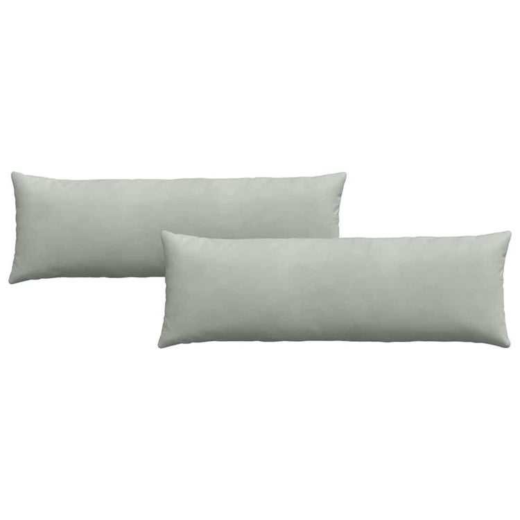 Vidaxl sofa kussens 2 stuks lichtgrijs 120 x 40 cm cordstof