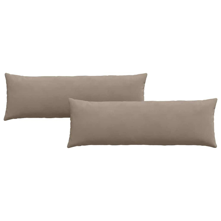 Vidaxl sofa kussens 2 stuks taupe 120 x 40 cm stof