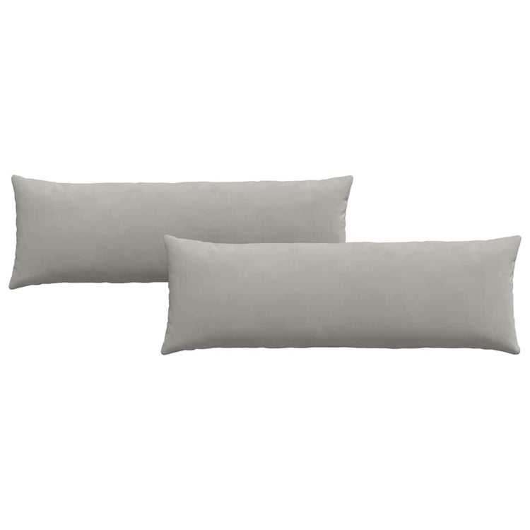 Vidaxl sofa kussens 2 st stof lichtgrijs 120 x 40 cm