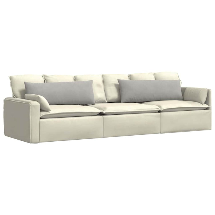 Vidaxl sofa kussens 2 st stof lichtgrijs 120 x 40 cm