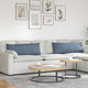 Vidaxl sofa kussens 2 stuks blauw 120 x 40 cm cordstof