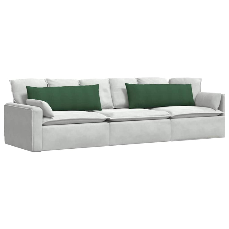 Vidaxl sofa kussens 2 stuks donkergroen 120 x 40 cm cordstof