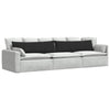 Vidaxl sofa kussens 2 pcs zwart 145 x 40 cm stof