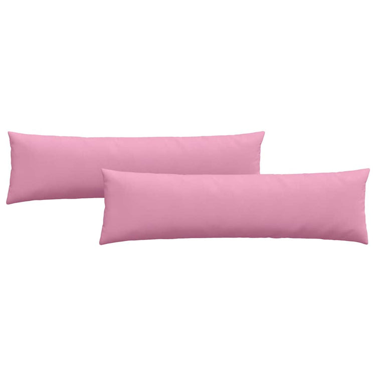 Vidaxl sofa kussens 2 st stof roze 145 x 40 cm