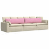 Vidaxl sofa kussens 2 pcs roze 145 x 40 cm stof