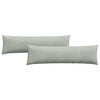 Vidaxl sofa kussens 2 stuks lichtgrijs 145 x 40 cm cordstof