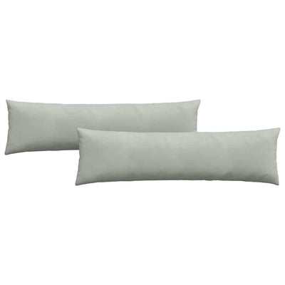 Vidaxl sofa kussens 2 stuks lichtgrijs 145 x 40 cm cordstof
