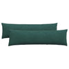 Vidaxl sofa kussens 2 stuks donkergroen 145 x 40 cm cordstof
