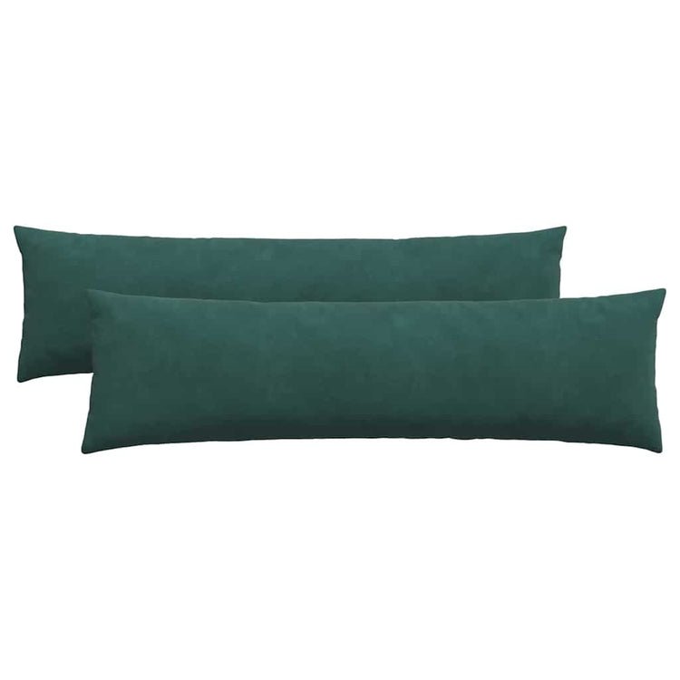 Vidaxl sofa kussens 2 stuks donkergroen 145 x 40 cm cordstof