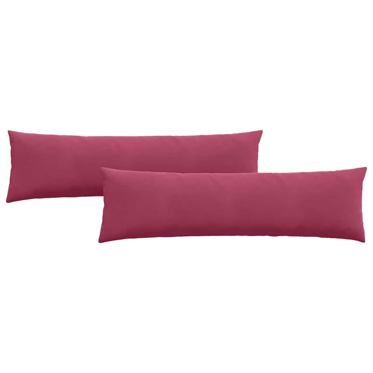 Vidaxl sofa kussens 2 stuks wijnrood 145 x 40 cm cordstof