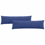 Vidaxl sofa kussens 2 stuks politieblauw 145 x 40 cm cordstof - afbeelding 2