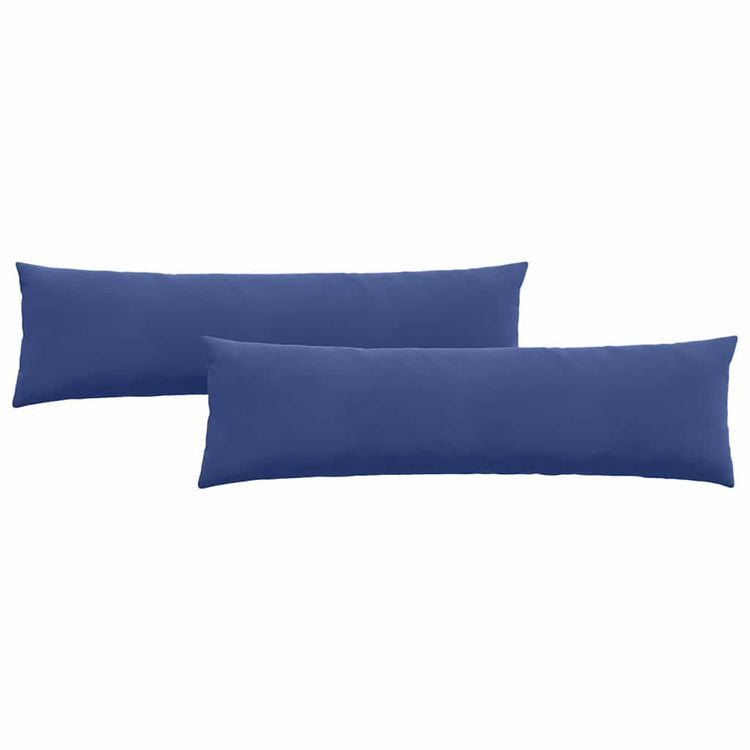 Vidaxl sofa kussens 2 stuks politieblauw 145 x 40 cm cordstof