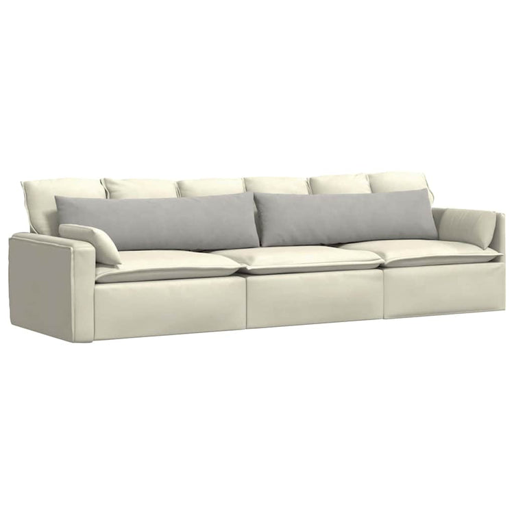 Vidaxl sofa kussens 2 st stof lichtgrijs 145 x 40 cm