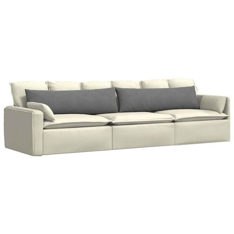 Vidaxl sofa kussens 2 st stof donkergrijs 145 x 40 cm
